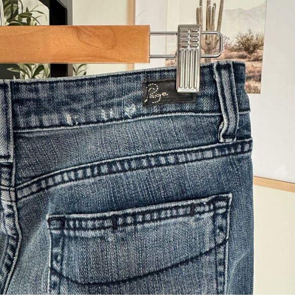 Paige Jimmy Jimmy Skinny Boyfriend Jean - Lightly Distressed Boho Relaxed - Picture 6 of 10